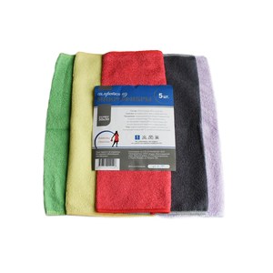 Набор салфеток из микрофибры 5шт/уп (30см * 30см)