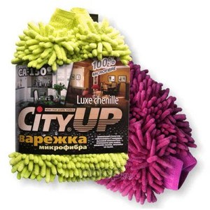 Микрофибра для уборки в виде варежки Шиншилла Lux