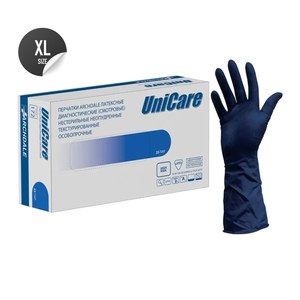 Перчатки Unicare особопрочные латексные неопудренные