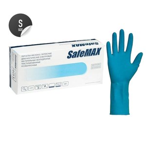 Перчатки SafeMAX особопрочные латексные неопудренные